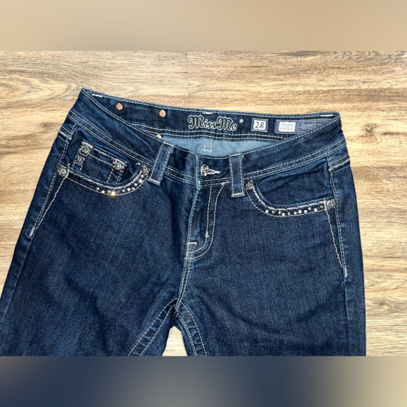 Miss Me Women's Dark Blue Jeans - Picture 3 of 4